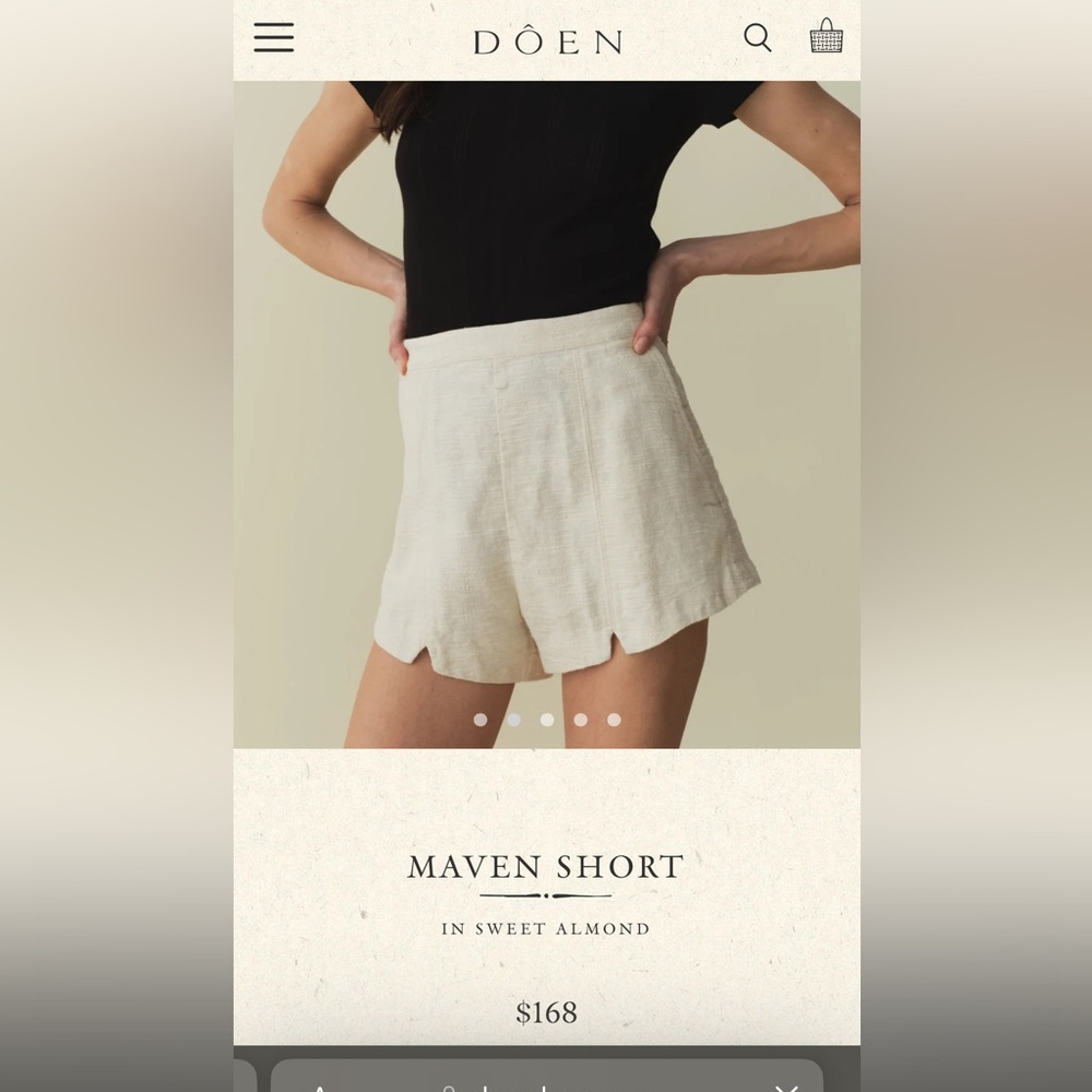 Doen Maven Cotton-Linen Short